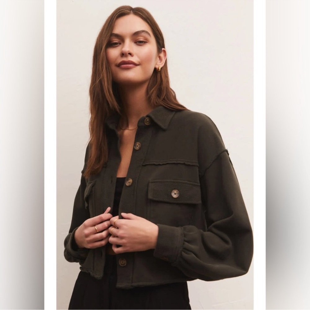 Z Supply Olive Green Utility Jacket